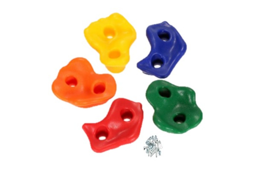Plastic Climbing Stones 5 Pack MULTI COLOUR